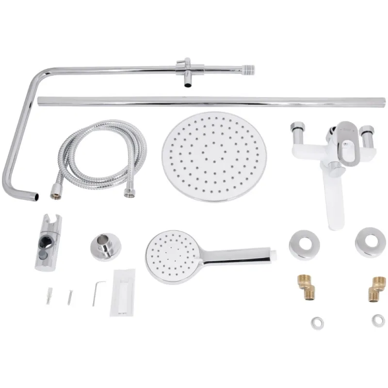 Душева система універсальна Lidz Latwa 1031 (з виливом) White (SD00055118) Фото - 1