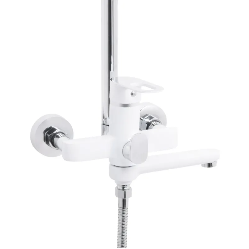 Душева система універсальна Lidz Latwa 1031 (з виливом) White (SD00055118) Фото - 5