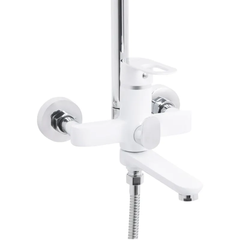 Душева система універсальна Lidz Latwa 1031 (з виливом) White (SD00055118) Фото - 6