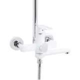 Душева система універсальна Lidz Latwa 1031 (з виливом) White (SD00055118) Фото - 5