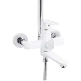 Душева система універсальна Lidz Latwa 1031 (з виливом) White (SD00055118) Фото - 6