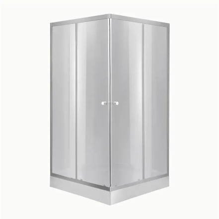Душевая кабина с низким поддоном Lidz Wawel SC90x90.SAT.LOW.DGR, квадратная (SD00055615)