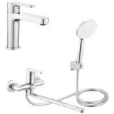 Набір змішувачів Lidz Astra для раковини/ванни хром (SD00056957)
