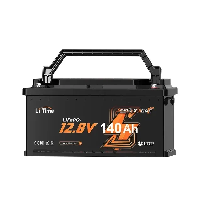 Аккумуляторная батарея LiTime LiFePO4 12V140Ah H190 Bluetooth L12V140-150-H190-BT-4-AC150 (44-00516) Фото - 1