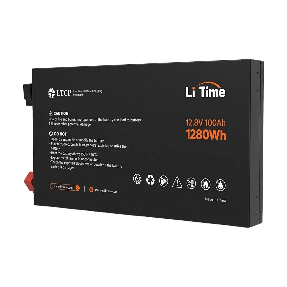 Акумуляторна батарея Li-Time Slim Battery 12V100-100-SLIM-LTCP-4-SE100 (44-00531) Фото - 2