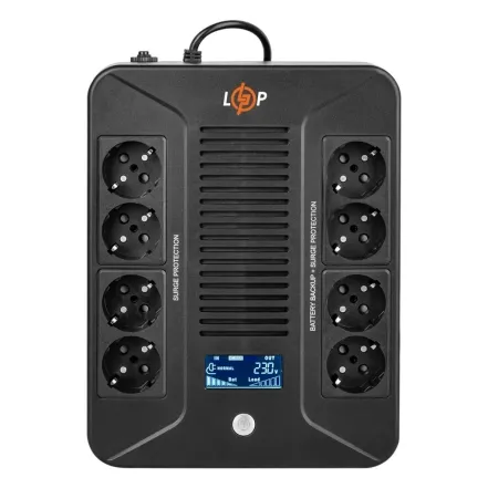Источник бесперебойного питания LogicPower UPS LP-UL600VA-8PS (360Вт) (16160)