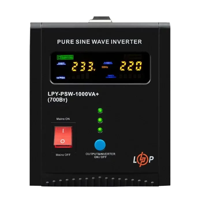 Джерело безперебійного живлення LogicPower LPY-PSW-1000VA+ (22871) Фото - 2