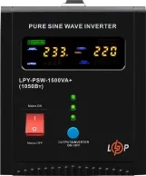 Пристрій безперебійного живлення LogicPower LPY-PSW-1500VA+ (1050W) (22872) Фото - 1