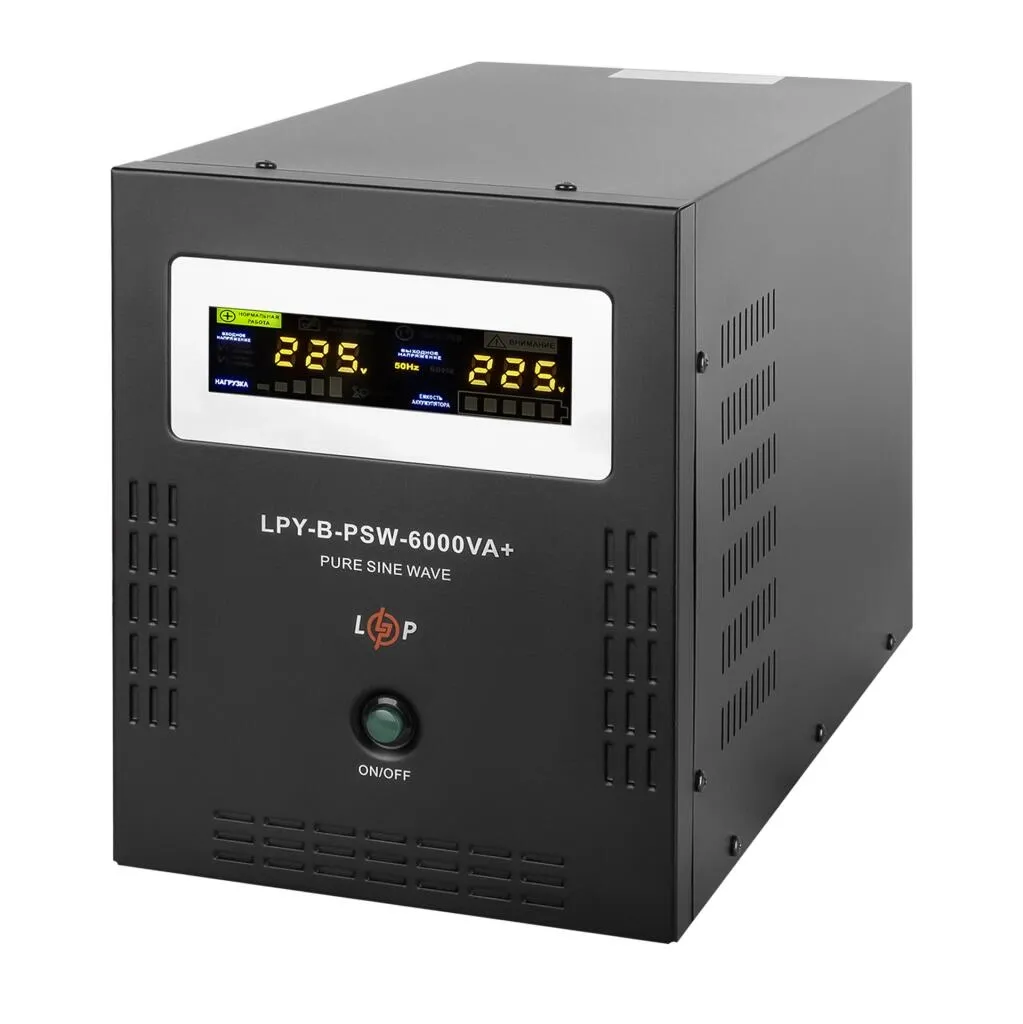 Источник бесперебойного питания LogicPower UPS 48В LPY-B-PSW-6000VA+(4200Вт) 10A/20A (6615) Фото - 1