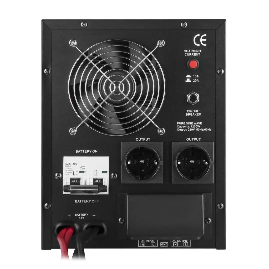 Источник бесперебойного питания LogicPower UPS 48В LPY-B-PSW-6000VA+(4200Вт) 10A/20A (6615) Фото - 3