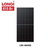 Солнечная панель LONGI 615 Вт / Solar PV panel 615 W, BIFACIAL HIMO7 V2R, LR8-66HGD-615М, кабель 200/400 мм Фото - 1