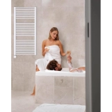Електрична рушникосушка Luxrad Basic G біла 1200x500 Л Фото - 2