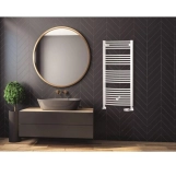 Электрический полотенцесушитель Luxrad Basic G белый 1200x500 П (BASICG12005009003EPVW600) Фото - 2