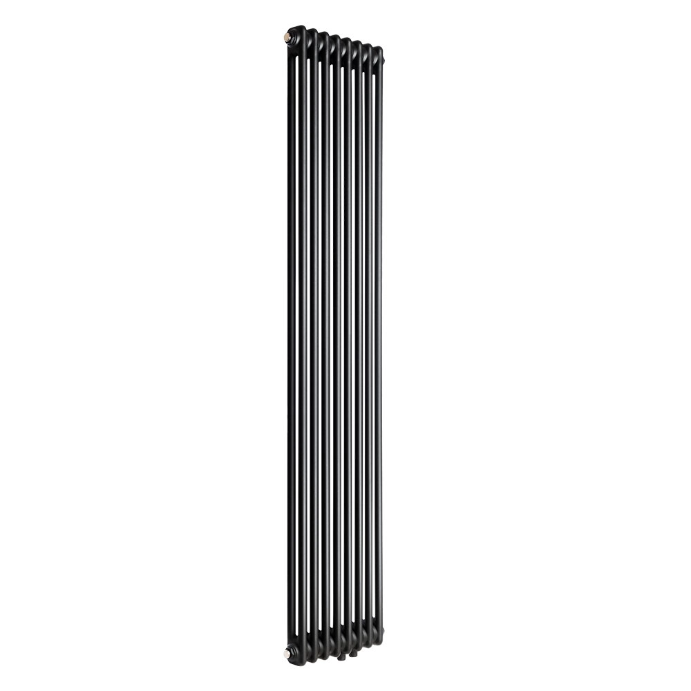 Трубчатый радиатор Luxrad Columnus 2 колонны 8 секций 1800x380x66 черный (COL21800380S040ZDC) Фото - 1