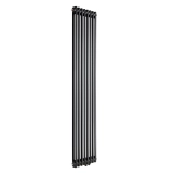 Трубчатый радиатор Luxrad Columnus 2 колонны 8 секций 1800x380x66 черный (COL21800380S040ZDC) Фото - 1