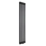 Трубчастий радіатор Luxrad Columnus 2 колони 8 секцій 1800x380x66 чорний (COL21800380S040ZDC) Фото - 1