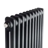 Трубчатый радиатор Luxrad Columnus 2 колонны 10 секций 1800x470x66 черный (COL21800470S040ZDC) Фото - 1
