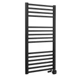 Електрична рушникосушка Luxrad Max 922x500 П з кабелем чорна (MAX922500S040EPVBM300)