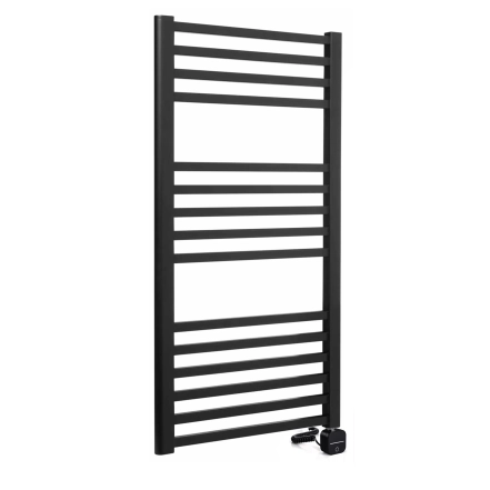 Електрична рушникосушка Luxrad Max 922x500 П з кабелем чорна (MAX922500S040EPVBM300)