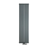 Трубчатый радиатор Luxrad Oval 1700x410 вертикальный антрацитовый 