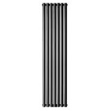 Трубчатый радиатор Luxrad Oval Double 1700x410x88 черный матовый структурный (OVL1700410S040ZDC)