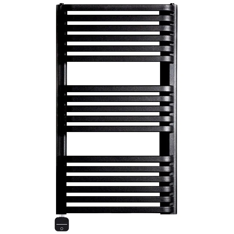 Рушникосушка електрична Luxrad Piatto 934x530 чорна 600W ліва прихований монтаж (PIA934530S040ELPBM600)