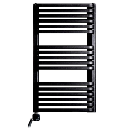 Полотенцесушитель электрический Luxrad Piatto 934x530 черный 600W левый (PIA934530S040ELVBM600)