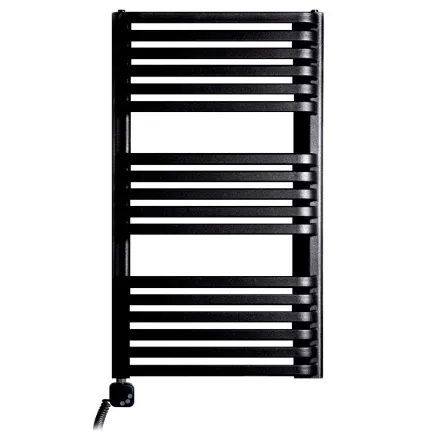 Рушникосушка електрична Luxrad Piatto 934x530 чорна 600W ліва (PIA934530S040ELVBM600)