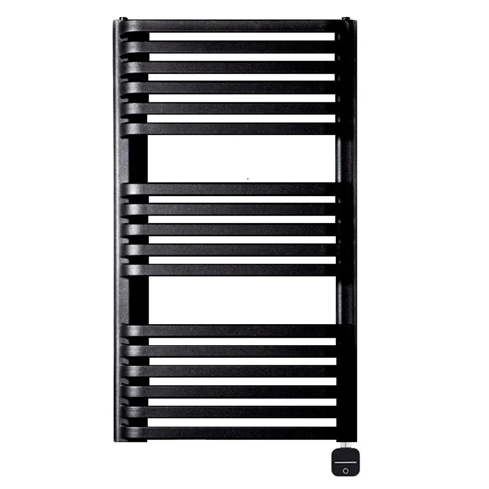 Рушникосушка електрична Luxrad Piatto 934x530 чорна 600W права прихований монтаж (PIA934530S040EPPBM600)