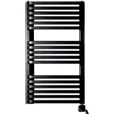 Рушникосушка електрична Luxrad Piatto 934x530 чорна 600W права (PIA934530S040EPVBM600)