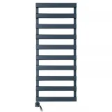 Електрична рушникосушка Luxrad Scala New 1230x500 антрацитовий 600W нижня (SCN12305007016ELVA600)