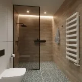Електрична рушникосушка Luxrad SCALA 1230x500 mm,  RAL 9003 (SCN12305009003ELVW600) Фото - 2