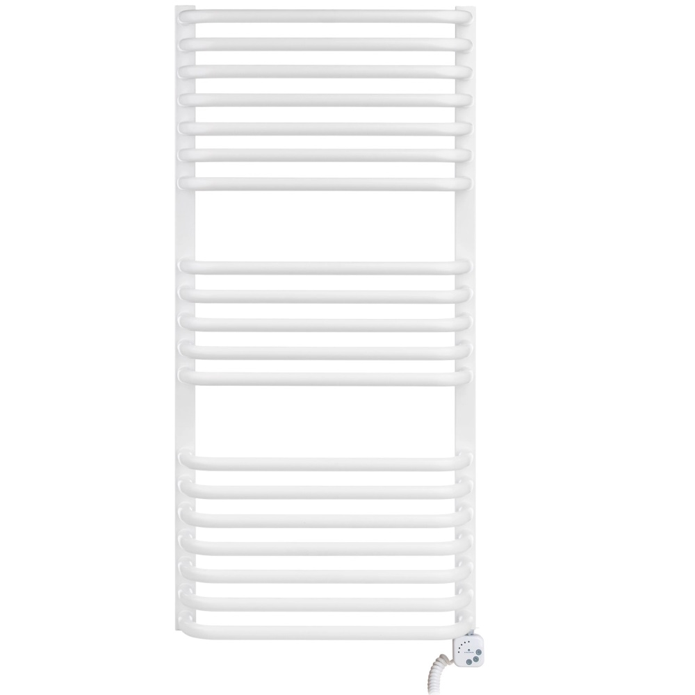 Полотенцесушитель электрический Luxrad Salto I 1200x430 белый 600W правый (SIN12004309003EPVW600)