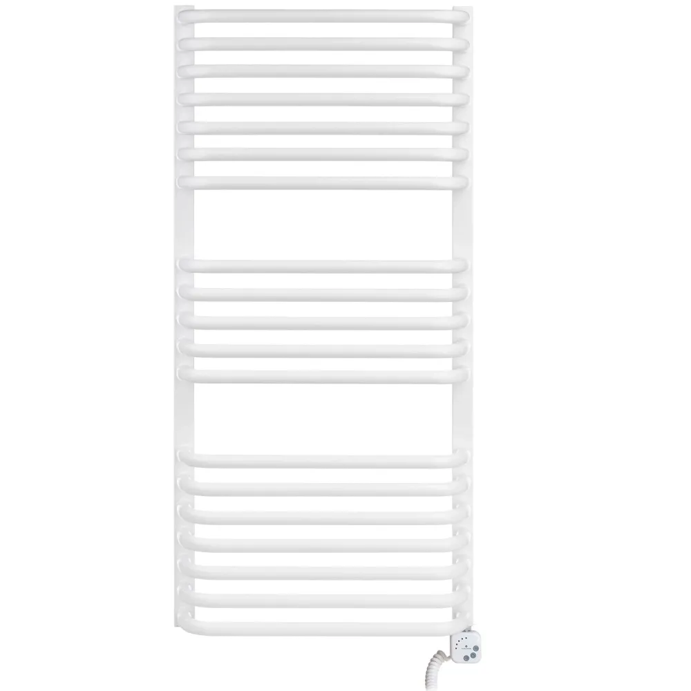 Полотенцесушитель электрический Luxrad Salto I 1200x430 белый 600W правый (SIN12004309003EPVW600)