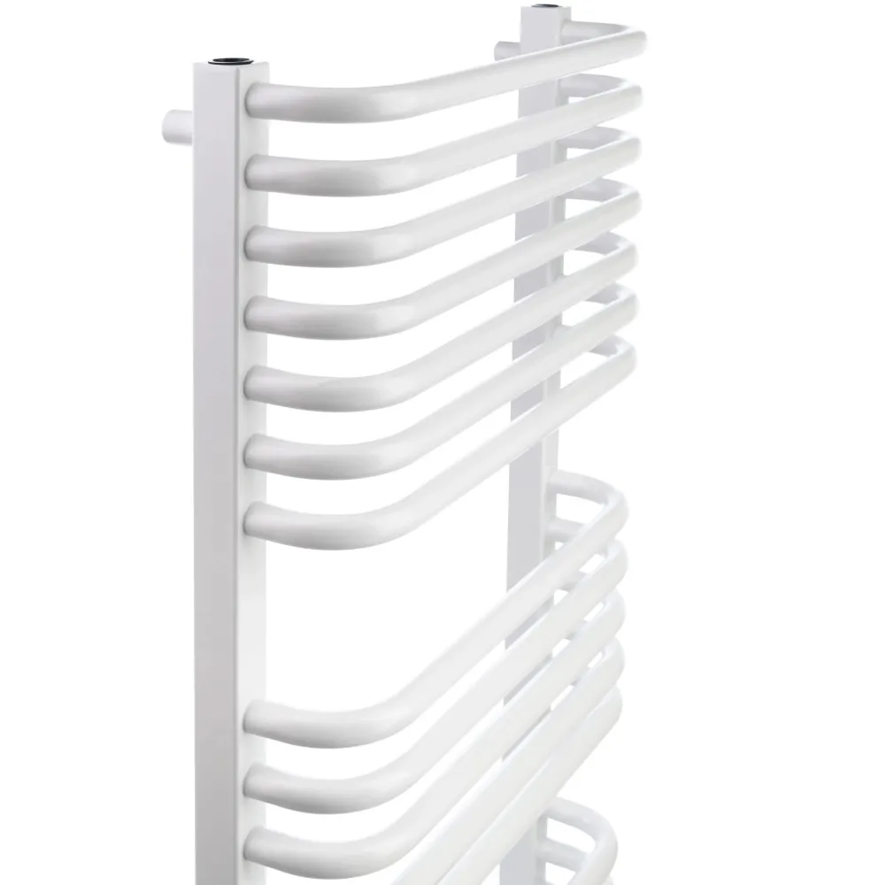 Полотенцесушитель электрический Luxrad Salto I 1200x430 белый 600W правый (SIN12004309003EPVW600) Фото - 1