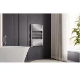 Полотенцесушитель электрический Luxrad Salto I 1200x430 белый 600W правый (SIN12004309003EPVW600) Фото - 2