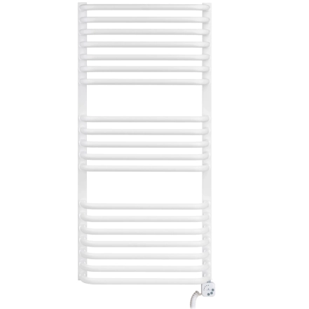 Полотенцесушитель электрический Luxrad Salto I 1200x430 белый 600W правый (SIN12004309003EPVW600)
