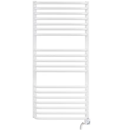 Полотенцесушитель электрический Luxrad Salto I 1200x430 белый 600W правый (SIN12004309003EPVW600)