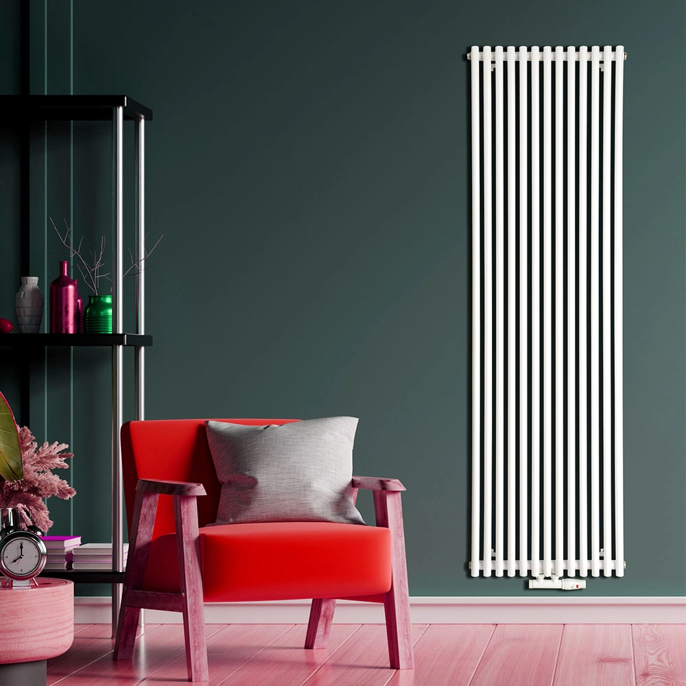 Трубчастий радіатор Luxrad Toba 1800x510 вертикальний білий Фото - 2