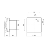 Вытяжной вентилятор Maico ECA 100 ipro KVZC Фото - 3