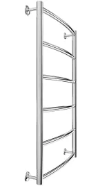 Водяной полотенцесушитель Mario INOX Классик HP 770х430/400 (1.8.044570.P) Фото - 2