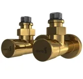 Крани кутові подовжені для рушникосушок Mario G1/2″ золото (4.0.0101.55.G)