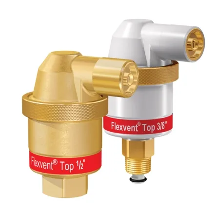 Автоматический воздухоотводчик Flamco Flexvent Top 1/2" (без запорного клапана), PN10, 120 гр.С, (28515)