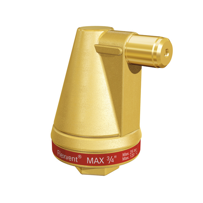 Автоматический воздухоотводчик Flamco Flexvent MAX 3/4" (без запорного клапана), PN25, 120 гр.С (28550)