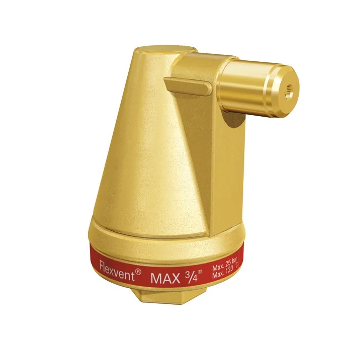 Автоматический воздухоотводчик Flamco Flexvent MAX 3/4" (без запорного клапана), PN25, 120 гр.С (28550)
