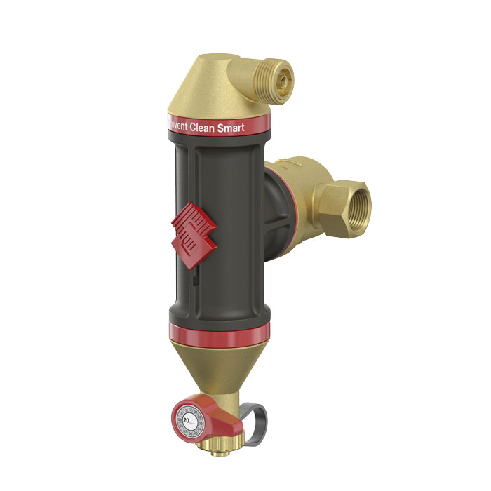Сепаратор воздуха и грязи Flamcovent Clean Smart 1 1/4", 10 бар, 120 гр.С.(30044)