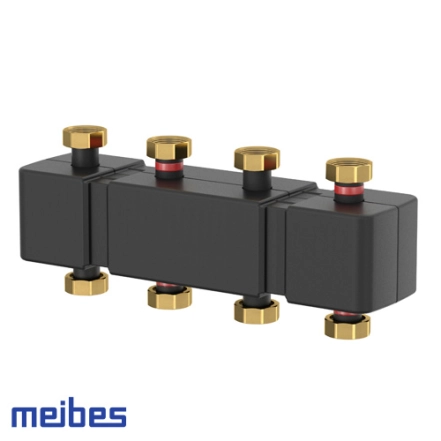 Распределительный коллектор Meibes на 3 контура, в изоляции (M66301.920)
