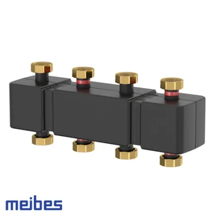 Распределительный коллектор Meibes на 3 контура, в изоляции (M66301.920)