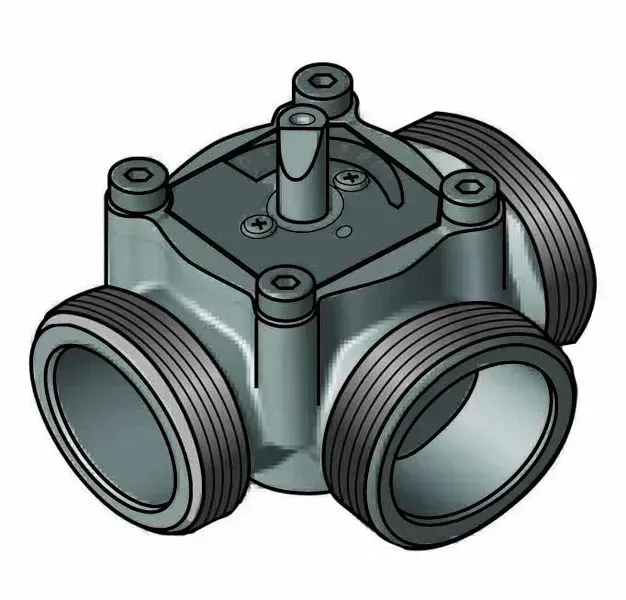 Змішувальний клапан 3-х ходовий Meibes М3-32-12 Ду32 Kvs 12, 1 1/4" ВР (MEIH-3P54KV12) Фото - 1