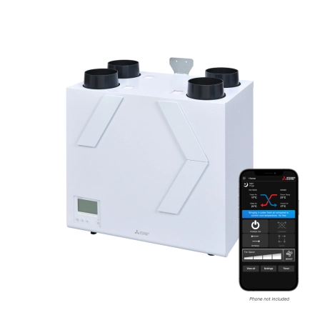 Приточно-вытяжная установка Mitsubishi Electric Lossnay VL-250CZPVU-R/L-E